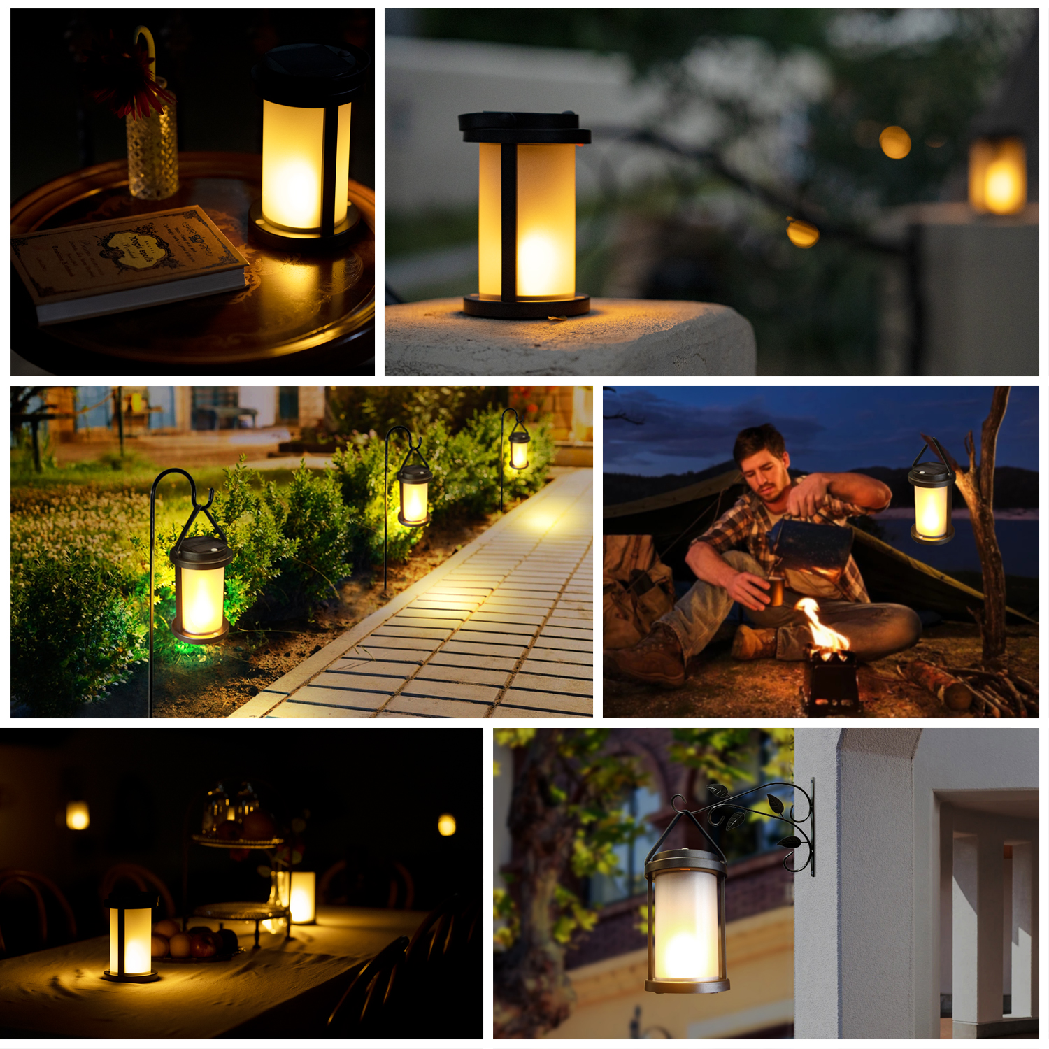 AURAXY LED Decorative Solar Outdoor Lighting